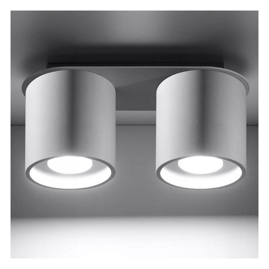 Loftlampe CREEP 2xGU10/25W/230V hvid