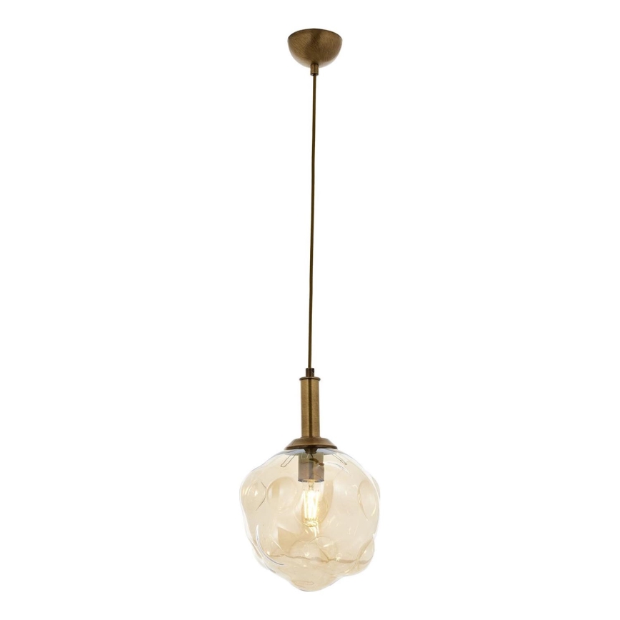 Loftlampe CRUMPLED 1xE27/40W/230V bronze/beige