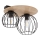 Loftlampe CYBER 2xE27/60W/230V træ/sort