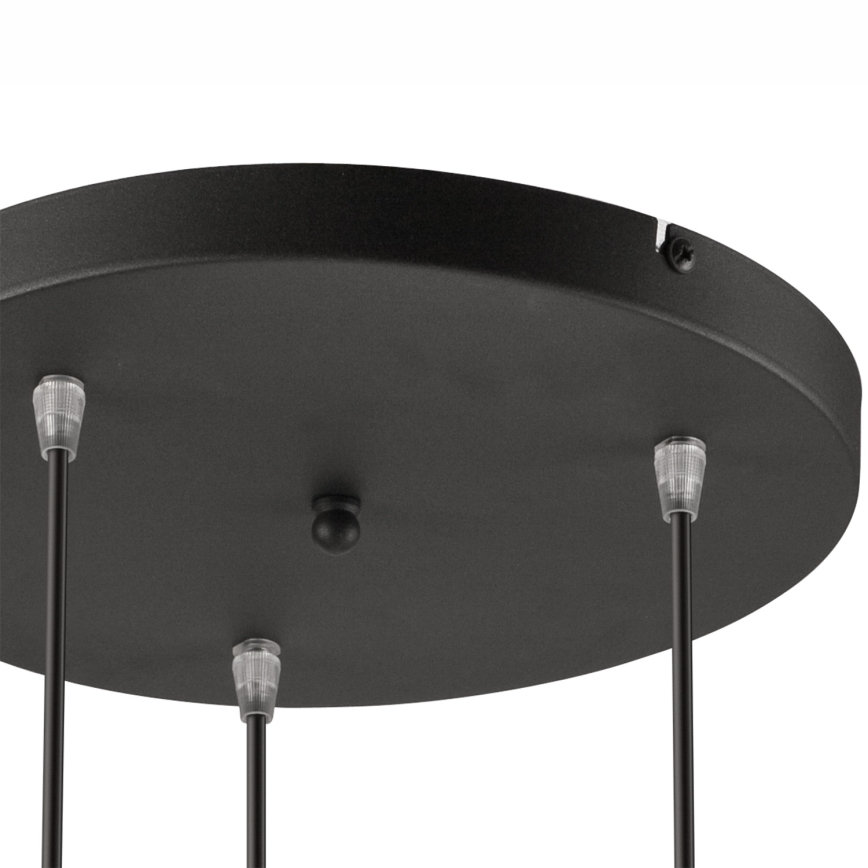 Loftlampe på ledning DANIELLE 3xE27/60W/230V bøg