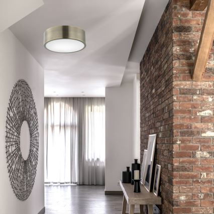 Loftlampe DANTE 1xE27/60W/230V diameter 26 cm patina