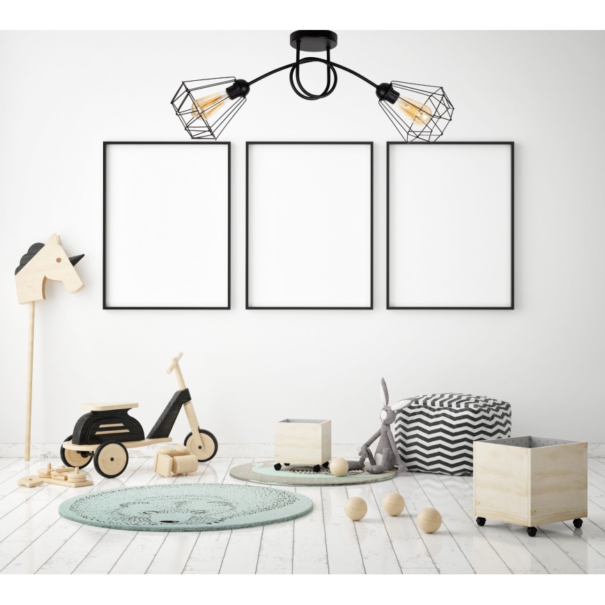 Loftlampe DIAMENT 2xE27/60W/230V