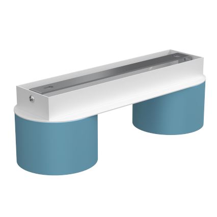 Loftlampe DIXIE 2xGX53/11W/230V blå
