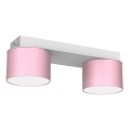 Loftlampe DIXIE 2xGX53/11W/230V pink