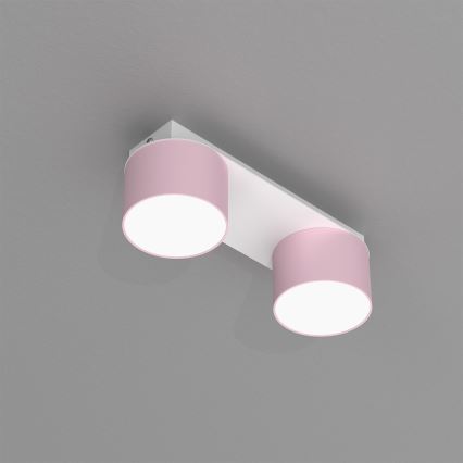 Loftlampe DIXIE 2xGX53/11W/230V pink