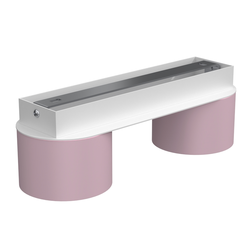 Loftlampe DIXIE 2xGX53/11W/230V pink