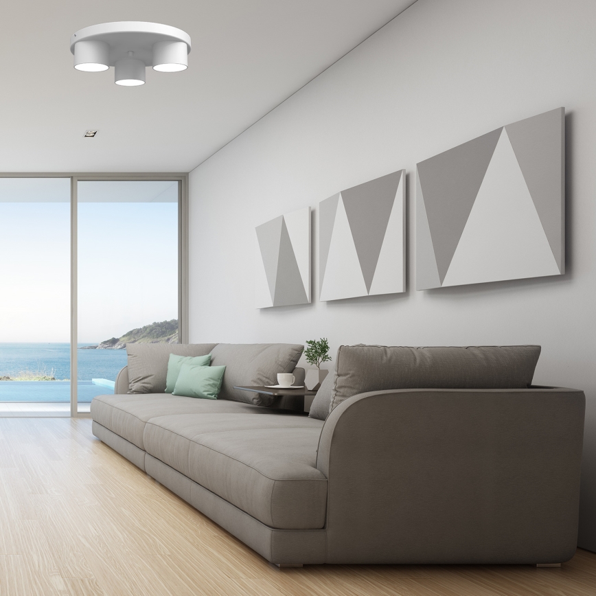 Loftlampe DIXIE 3xGX53/11W/230V hvid
