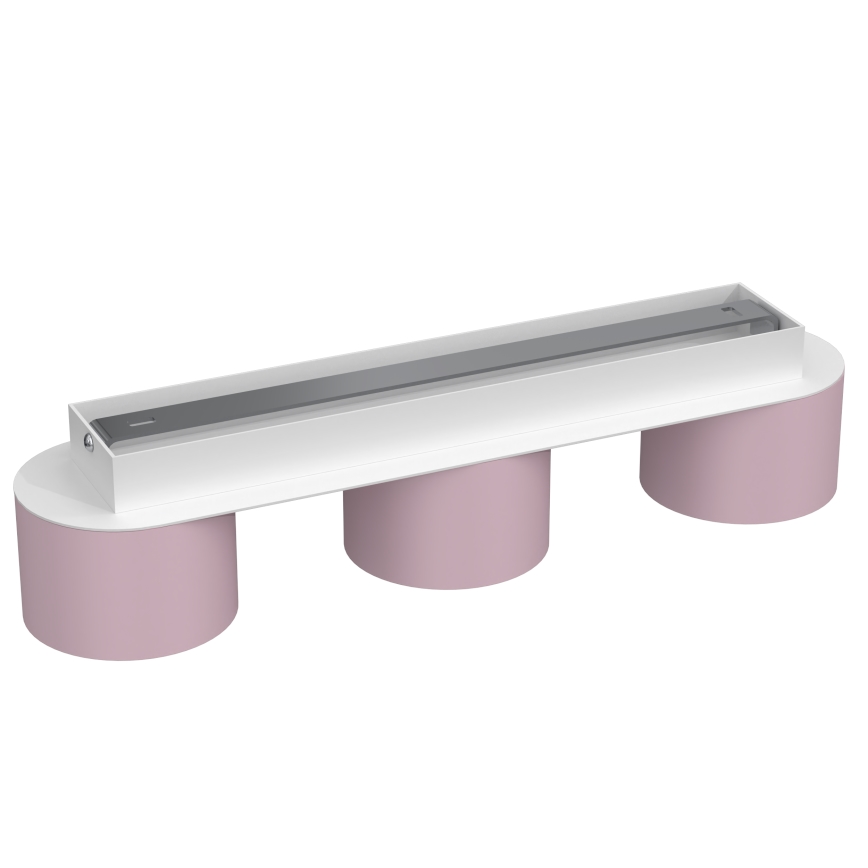 Loftlampe DIXIE 3xGX53/11W/230V pink