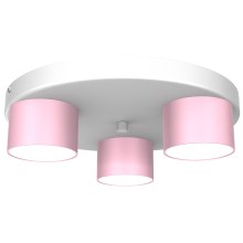 Loftlampe DIXIE 3xGX53/11W/230V pink