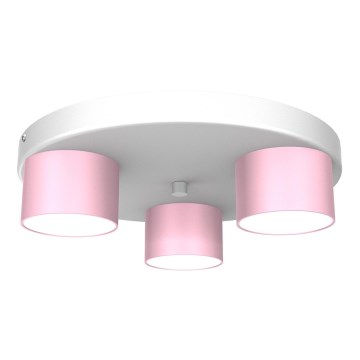 Loftlampe DIXIE 3xGX53/11W/230V pink