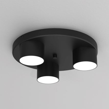 Loftlampe DIXIE 3xGX53/11W/230V sort