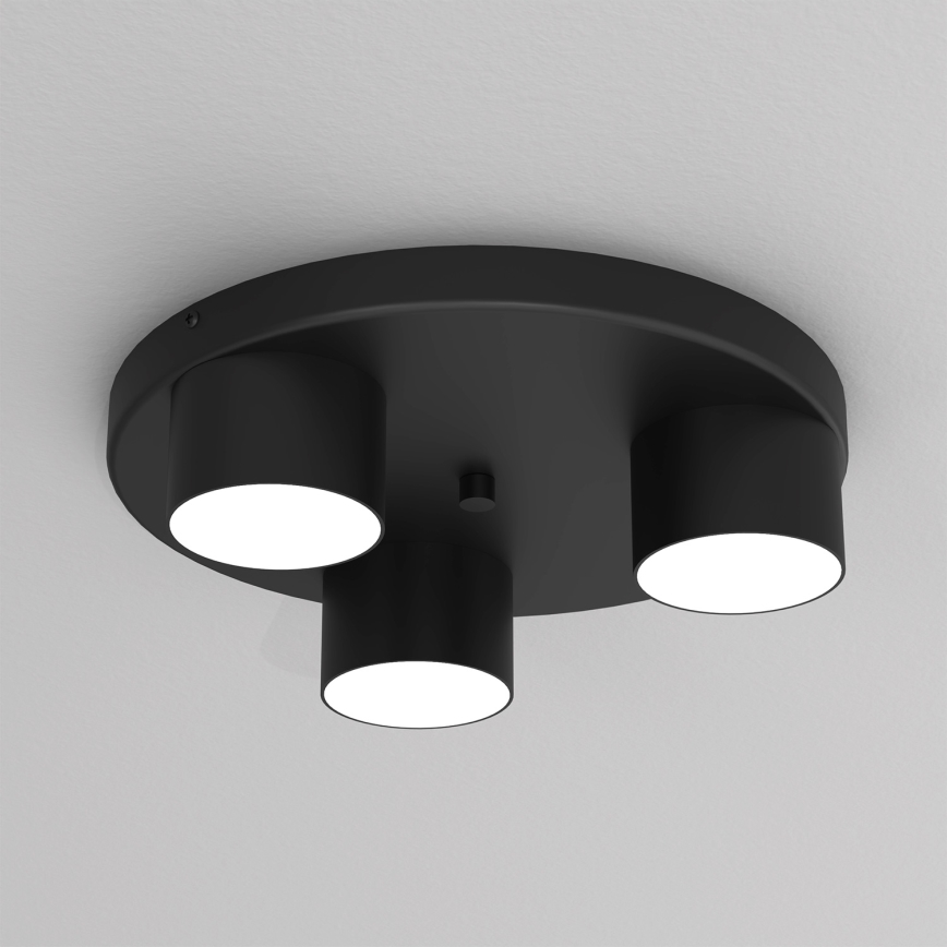 Loftlampe DIXIE 3xGX53/11W/230V sort