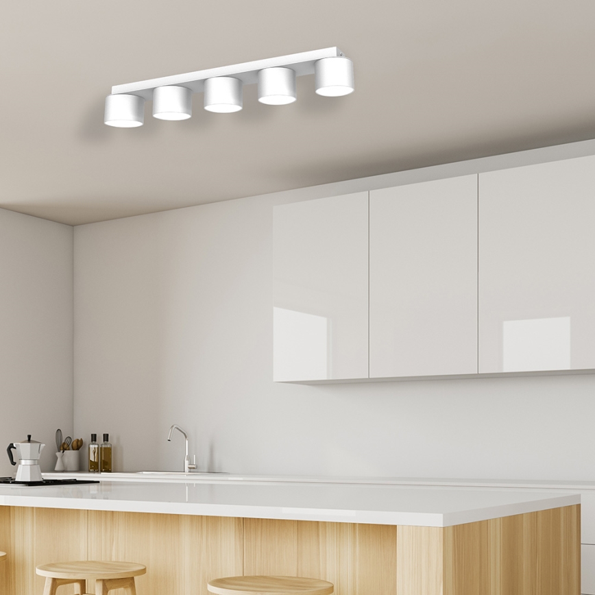 Loftlampe DIXIE 5xGX53/11W/230V hvid