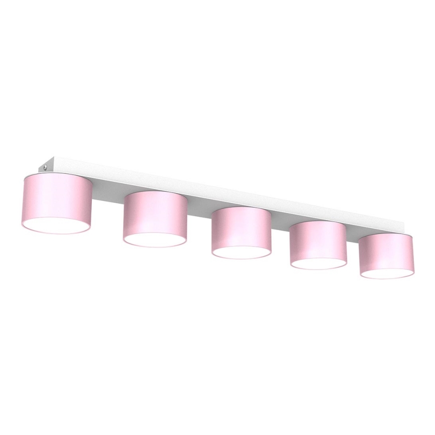 Loftlampe DIXIE 5xGX53/11W/230V pink