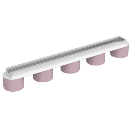 Loftlampe DIXIE 5xGX53/11W/230V pink
