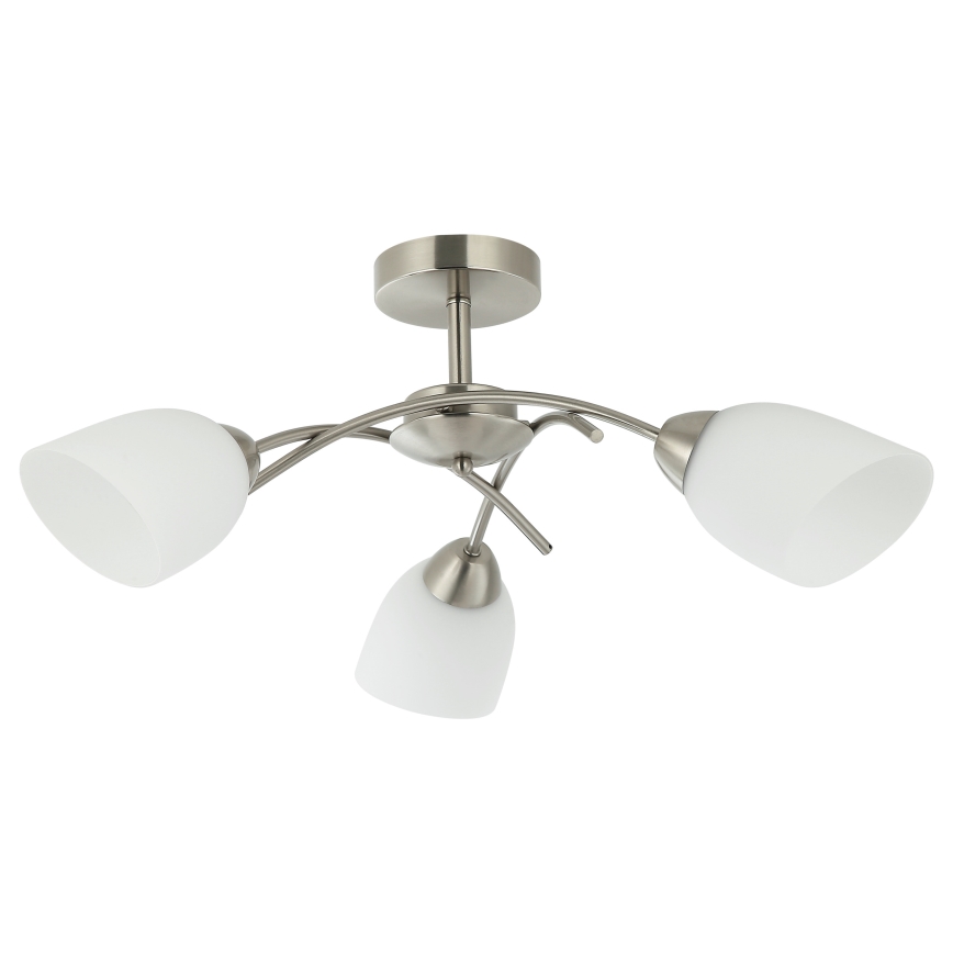 Loftlampe DONNA 3xE27/60W/230V nikkel