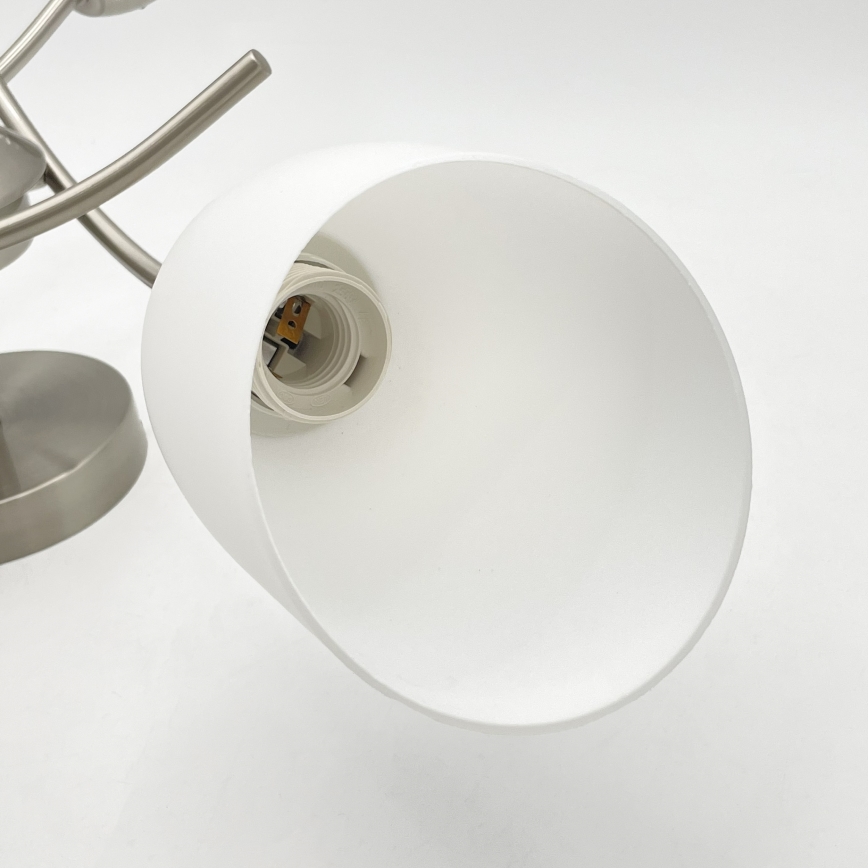 Loftlampe DONNA 3xE27/60W/230V nikkel