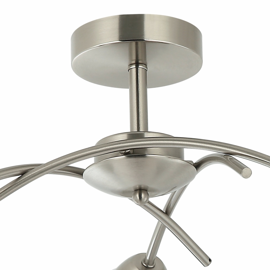 Loftlampe DONNA 3xE27/60W/230V nikkel