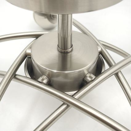 Loftlampe DONNA 5xE27/60W/230V nikkel