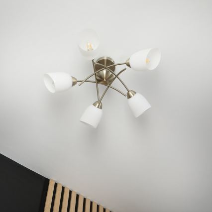 Loftlampe DONNA 5xE27/60W/230V patina