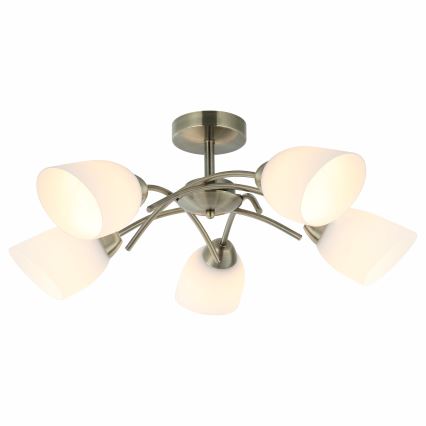 Loftlampe DONNA 5xE27/60W/230V patina