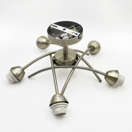 Loftlampe DONNA 5xE27/60W/230V patina