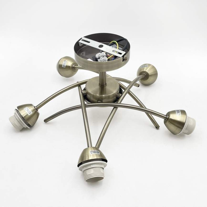 Loftlampe DONNA 5xE27/60W/230V patina