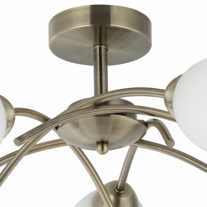 Loftlampe DONNA 5xE27/60W/230V patina