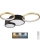 Loftlampe dæmpbar ALIZEE LED/30W/230V 3000-6500K sort/guldfarvet