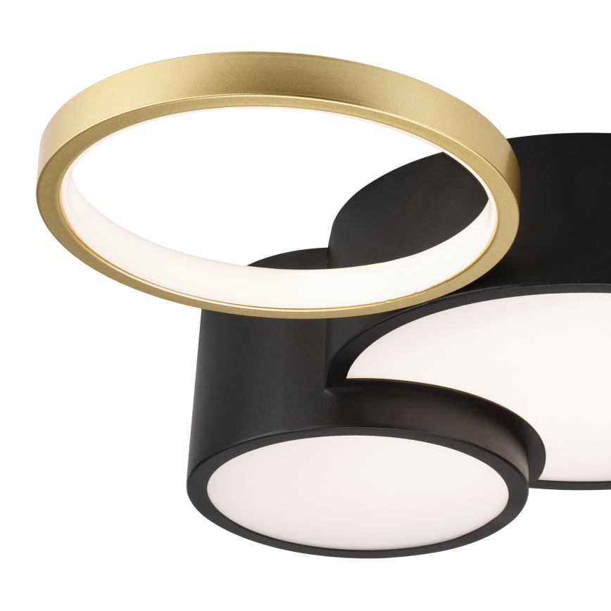 Loftlampe dæmpbar ALIZEE LED/30W/230V 3000-6500K sort/guldfarvet