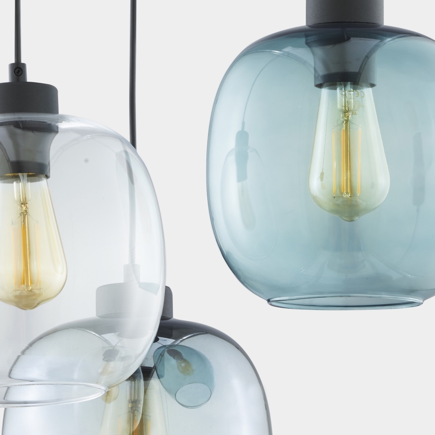 Loftlampe på kabel ELIO 3xE27/15W/230V
