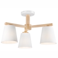 Loftlampe ELLIE 3xE27/60W/230V bøg - FSC certificeret