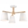 Loftlampe ELLIE 3xE27/60W/230V bøg