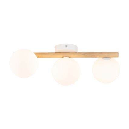 Loftlampe ELYON 3xG9/40W/230V fyrretræ