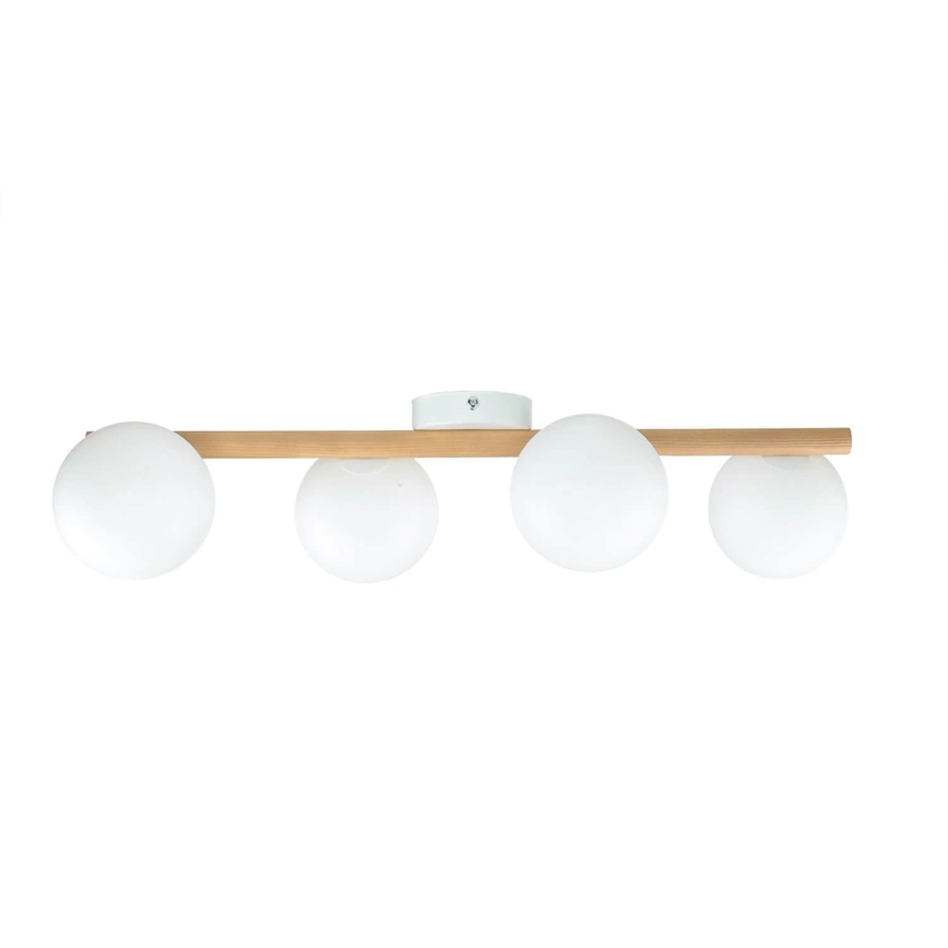 Loftlampe ELYON 4xG9/40W/230V i fyrretræ