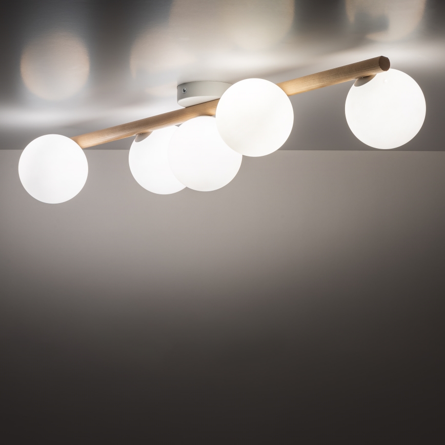 Loftlampe ELYON 5xG9/40W/230V hvid/fyr