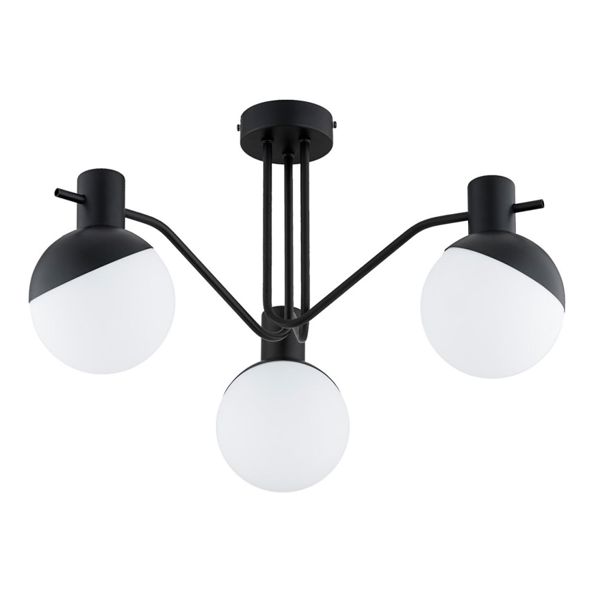 Loftlampe ENIGMA 3xE14/10W/230V sort