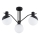 Loftlampe ENIGMA 3xE14/10W/230V sort