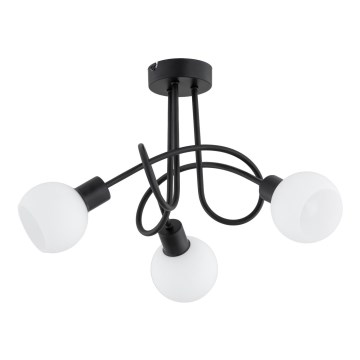 Loftlampe ERYKA 3xE14/10W/230V sort