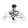 Loftlampe ERYKA 5xE14/10W/230V sort