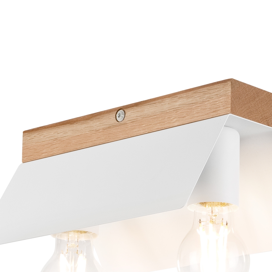 Loftlampe ESME 2xE27/15W/230V hvid/eg