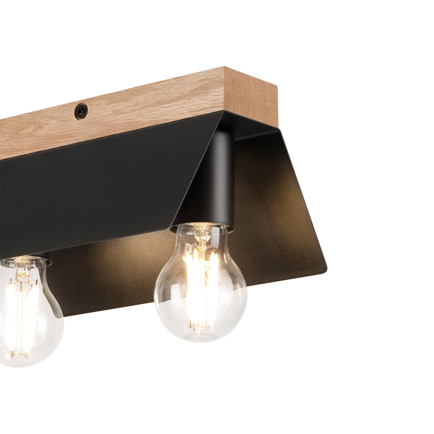 Loftlampe ESME 2xE27/15W/230V sort/eg