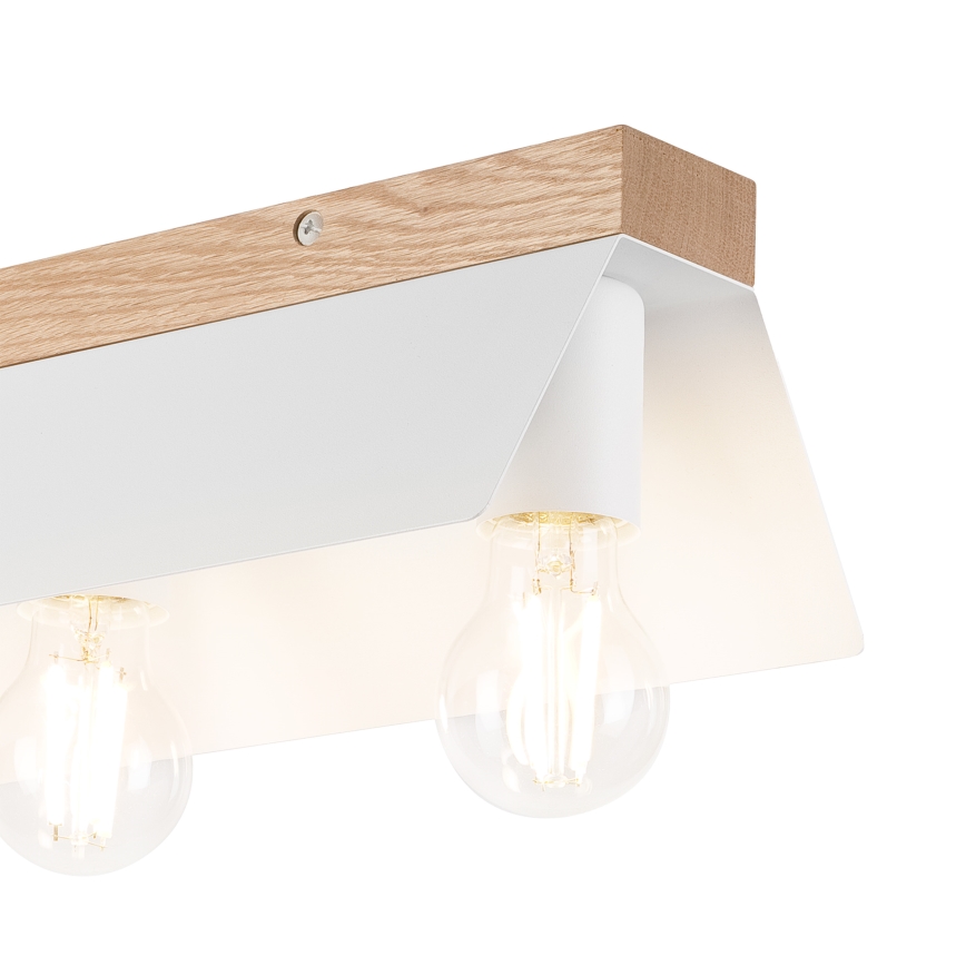 Loftlampe ESME 3xE27/15W/230V hvid/eg