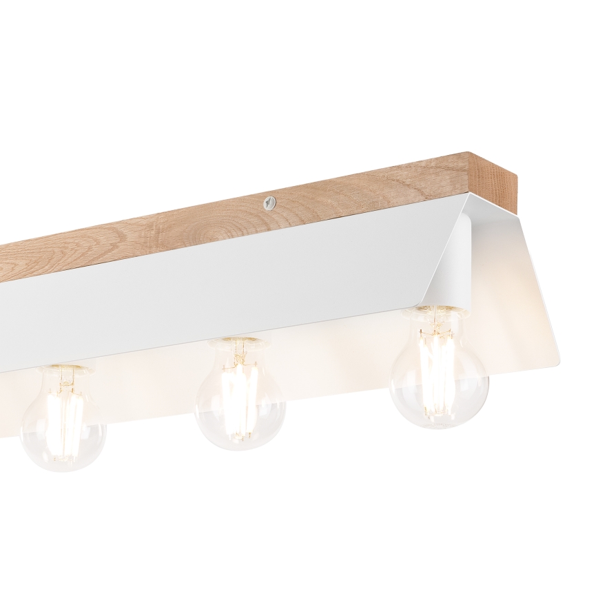 Loftlampe ESME 5xE27/15W/230V hvid/eg