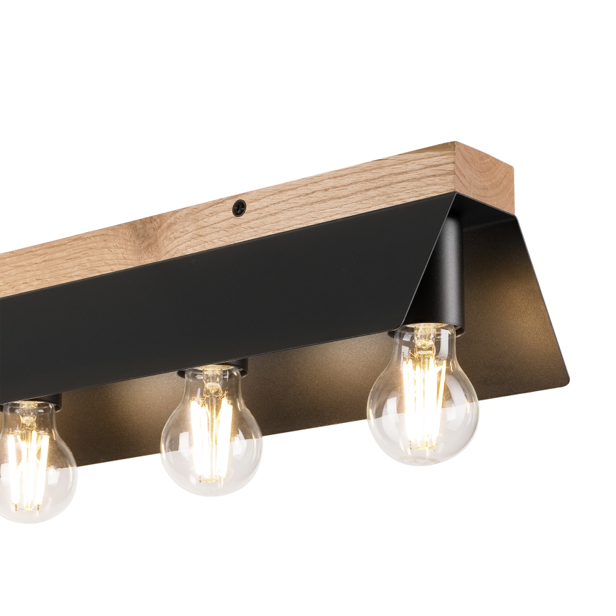 Loftlampe ESME 5xE27/15W/230V sort/eg