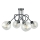 Loftlampe EVIE 4xE27/60W/230V antracit/transparent