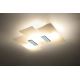 Loftlampe FABIANO 3xE27/60W/230V hvid/krom