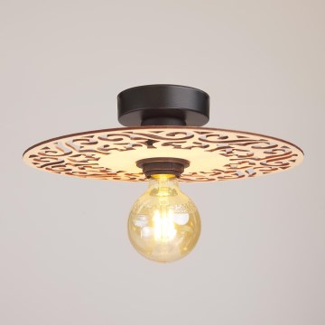 Loftlampe FALCO 1xE27/60W/230V diameter 30 cm beige