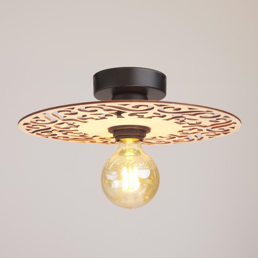 Loftlampe FALCO 1xE27/60W/230V diameter 30 cm beige