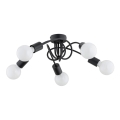 Loftlampe FARTA 5xE27/60W/230V sort
